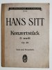 KONZERTSTUCK G MOLL OP. 46. VIOLA UND PIANOFORTE - Hans Sitt 
